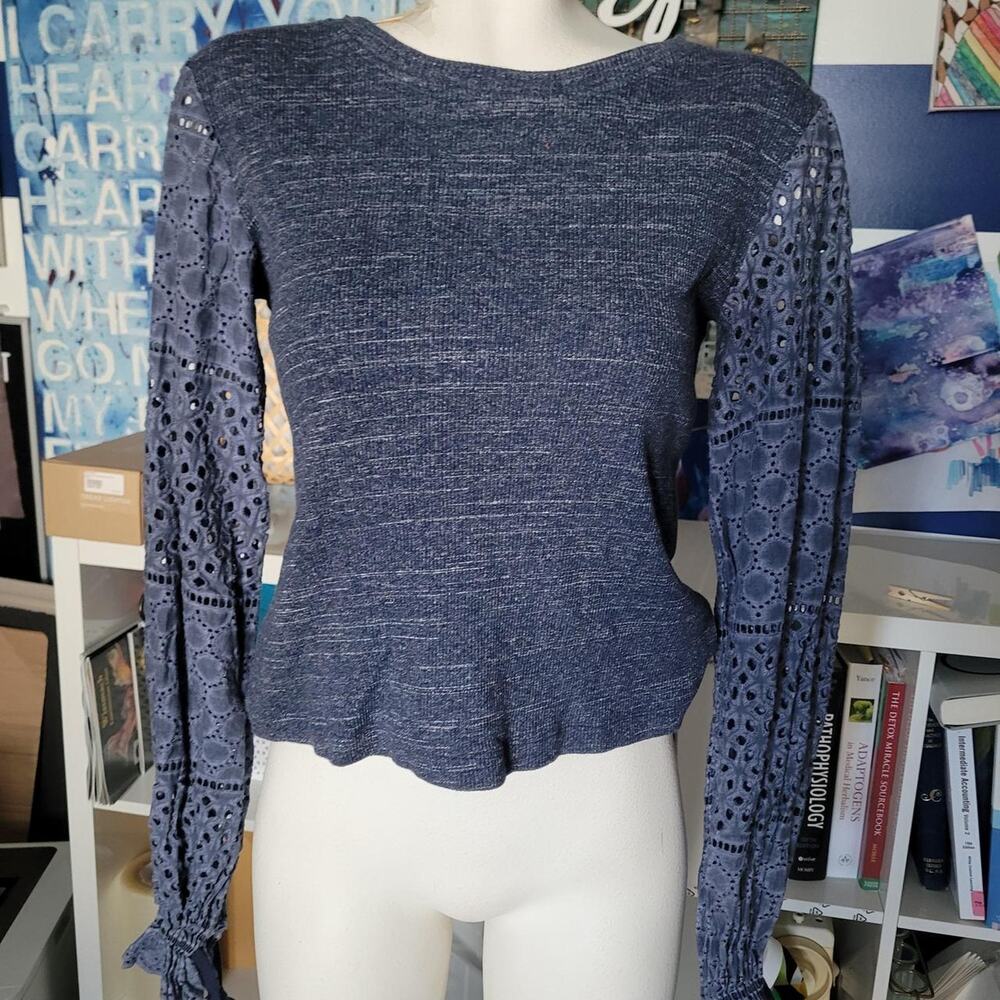 See by chloe eyelet balloon top s
